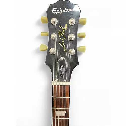 Used Epiphone Les Paul Classic T Wine Red Solid Body Electric Guitar Wine Red - musicians--Friend