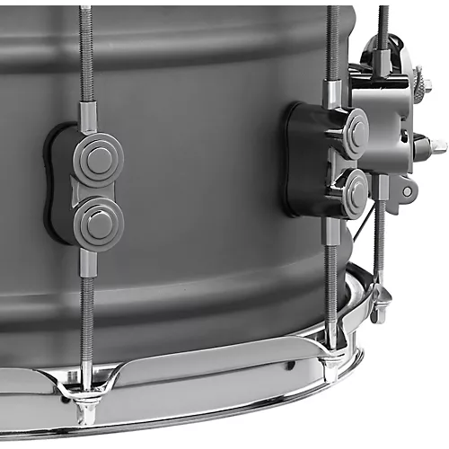 PDP by DW Concept Series Gun Metal Over Steel Snare Drum With Black Nickel Hardware 14 x 6.5 in. - musicians--Friend