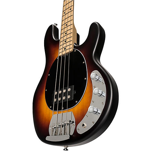 Sterling by Music Man S.U.B. StingRay RAY4 Maple Fingerboard Electric Bass Guitar Chopper Blue White Pickguard - musicians--Friend