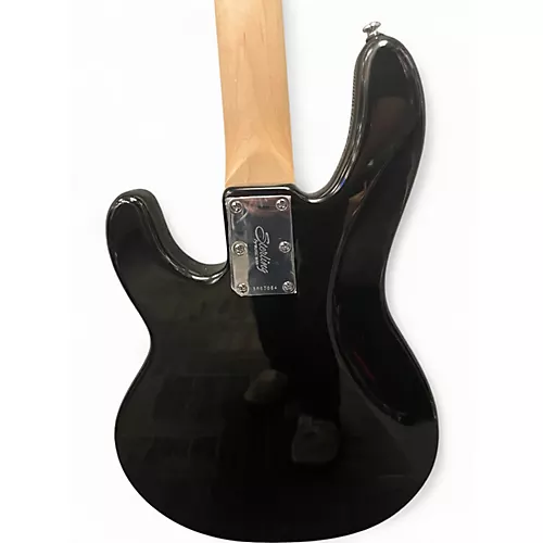 Used Sterling by Music Man Stingray Shortscale  Black Electric Bass Guitar Black - musicians--Friend