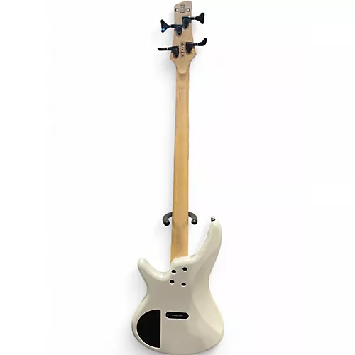 Used Ibanez SR250 Pearl White Electric Bass Guitar Pearl White - musicians--Friend