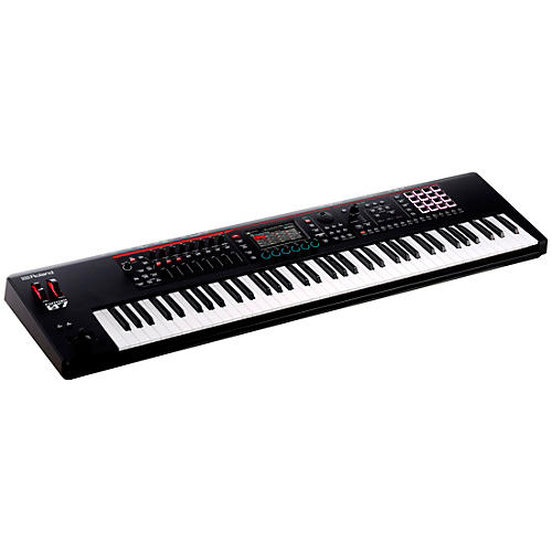 Roland FANTOM-07 Synthesizer With X-Stand, Sustain Pedal, Bench and Livewire Audio Cables - musicians--Friend