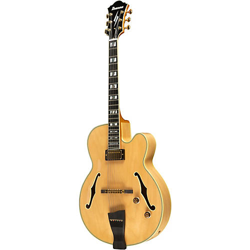 Ibanez PM200 Pat Metheny Signature Hollowbody Electric Guitar Natural - musicians--Friend