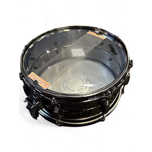 Used TAMA 14X6.5 Metalworks Snare black nickel Drum black nickel 213 - musicians--Friend