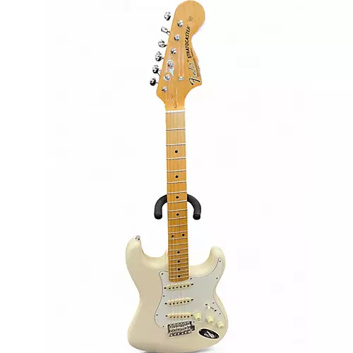 Used 2010 Fender 1960S Stratocaster Olympic White Solid Body Electric Guitar Olympic White - musicians--Friend