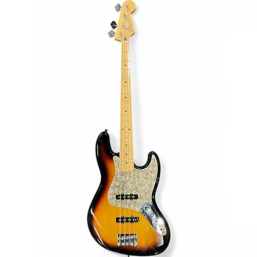 Used 2013 Fender Standard Jazz Bass 2 Tone Sunburst Electric Bass Guitar 2 Tone Sunburst - musicians--Friend