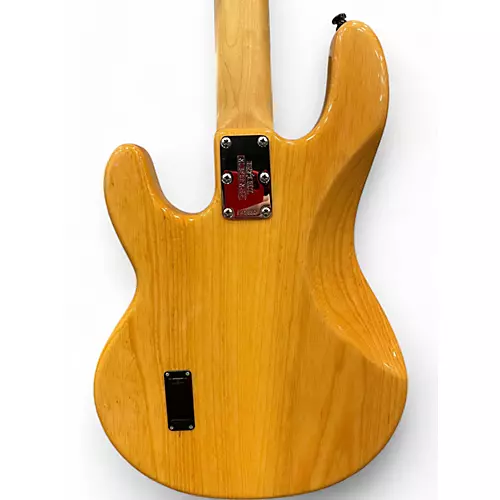 Used Ernie Ball Music Man sting ray 4 h f Yellow Electric Bass Guitar Yellow - musicians--Friend