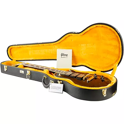 Gibson Custom M2M Murphy Lab 1957 Les Paul Custom 3-Pickup Heavy Aged Electric Guitar Ebony - musicians--Friend
