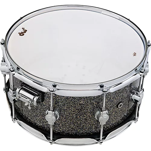 DW DWe Wireless Acoustic/Electronic Convertible Snare Drum 14 x 5 in. Lacquer Custom Specialty Black Cherry Metallic - musicians--Friend