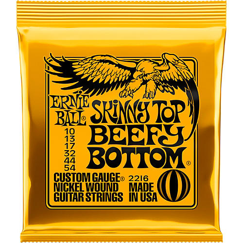 Ernie Ball Skinny Top/Beefy Bottom 2216 (10-54) Nickel Wound Electric Guitar Strings - musicians--Friend