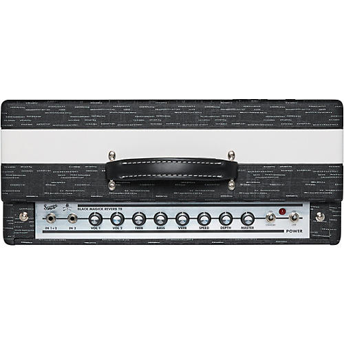Supro Tyler Bryant Black Magick Reverb 35W 1x12 Tube Guitar Combo Amp Black Scandia - musicians--Friend