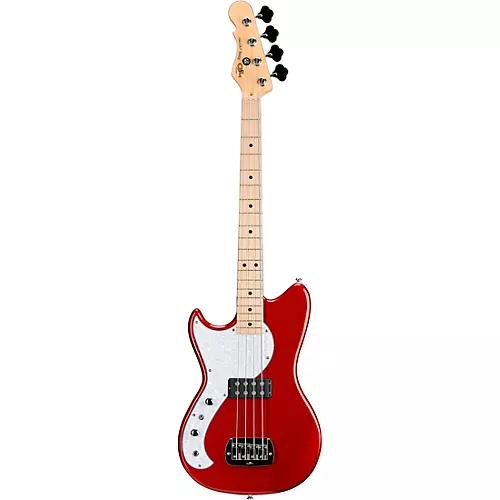 G&L Tribute Fallout Left Handed Shortscale Bass Guitar Candy Apple Red - musicians--Friend