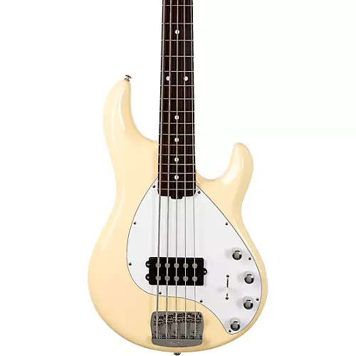 Ernie Ball Music Man StingRay5 Special H 5-String Electric Bass Guitar Black and Chrome - musicians--Friend