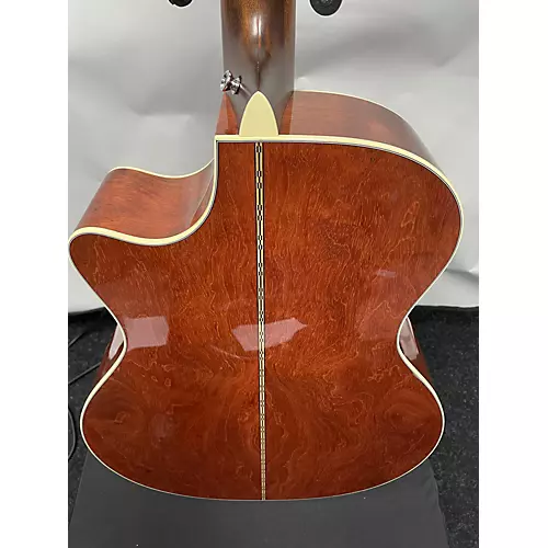 Used Martin custom shop grand performance bearclaw/quilted bubinga Natural Acoustic Electric Guitar Natural - musicians--Friend