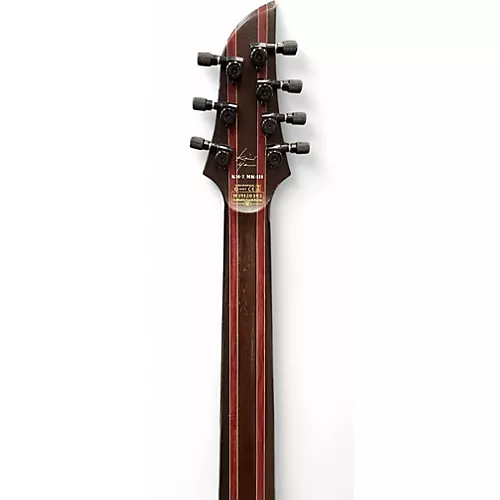 Used Schecter Guitar Research KM7 MKIII Artist Trans Black Solid Body Electric Guitar Trans Black - musicians--Friend