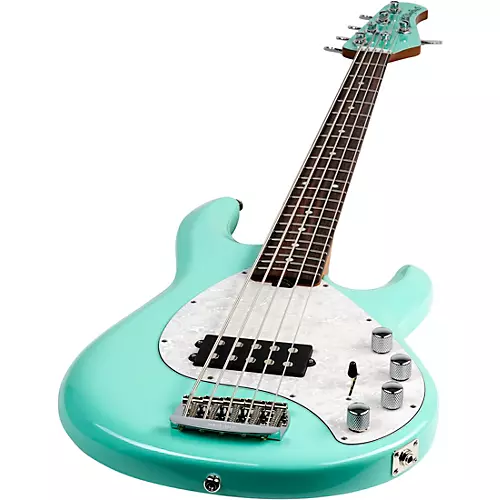 Ernie Ball Music Man StingRay5 Special H 5-String Electric Bass Guitar Black and Chrome - musicians--Friend