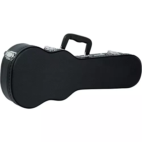 Gator Soprano Ukulele Wood Case Black - musicians--Friend