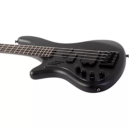Schecter Guitar Research Stiletto-4 Stealth Pro LH Satin Black - musicians--Friend