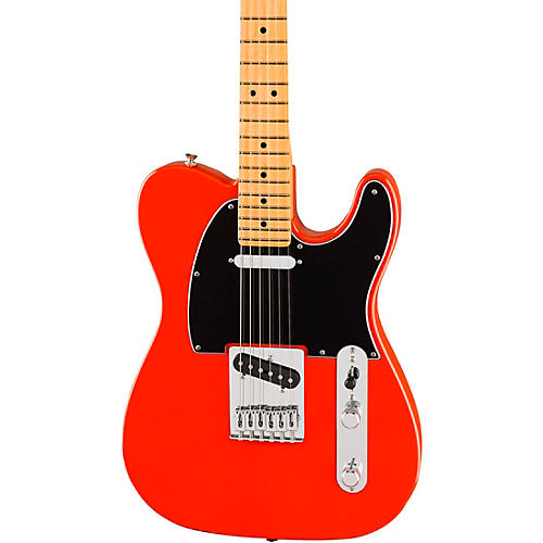 Fender Player II Telecaster Maple Fingerboard Electric Guitar Coral Red - musicians--Friend