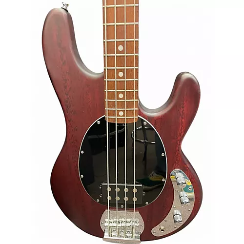 Used Sterling by Music Man Stingray Walnut Stain Electric Bass Guitar Walnut Stain - musicians--Friend