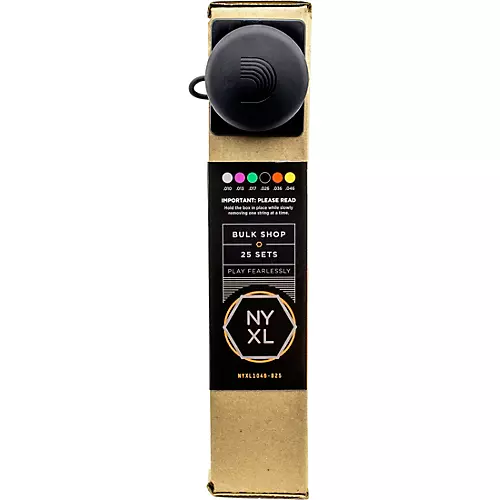 D'Addario NYXL1046 Nickel Wound Electric Guitar Strings, Regular Light, 10-46 - 25 Sets - musicians--Friend