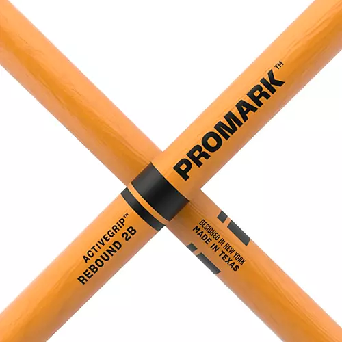 Promark Rebound ActiveGrip Clear Acorn Tip Drum Sticks 2B - musicians--Friend