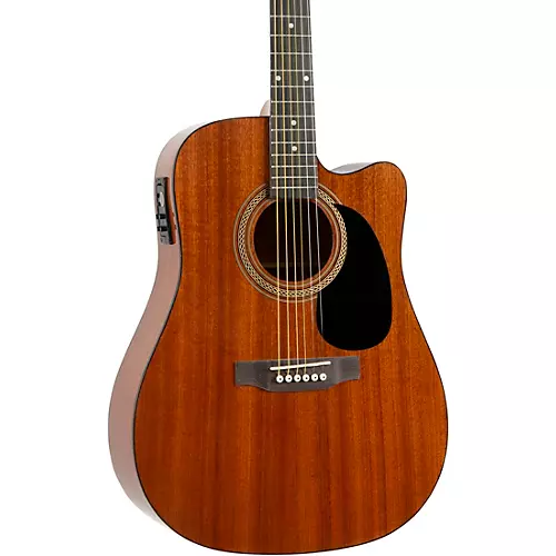 Rogue RA-090 Dreadnought Cutaway Acoustic-Electric Guitar Mahogany - musicians--Friend