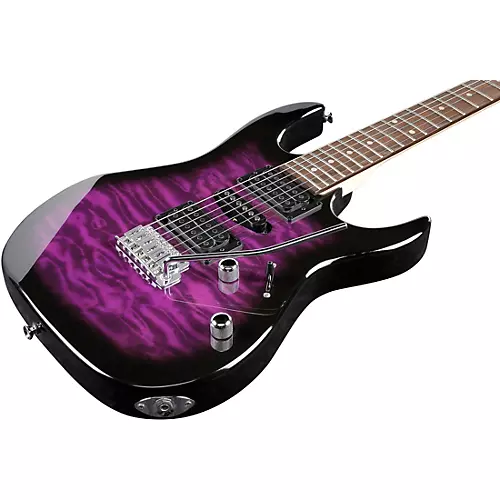 Ibanez GRX70QA Electric Guitar Transparent Blue Burst - musicians--Friend