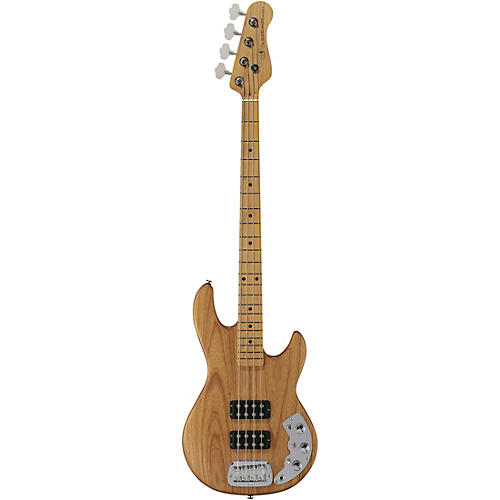 G&L CLF Research L-2000 Maple Fingerboard Electric Bass Jet Black - musicians--Friend