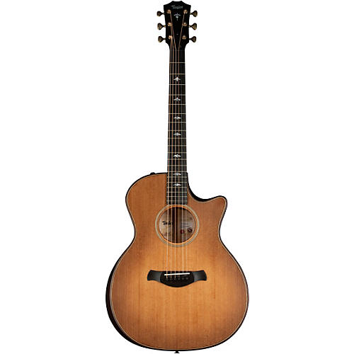 Taylor Builder's Edition 614ce V-Class Grand Auditorium Acoustic-Electric Guitar Natural - musicians--Friend