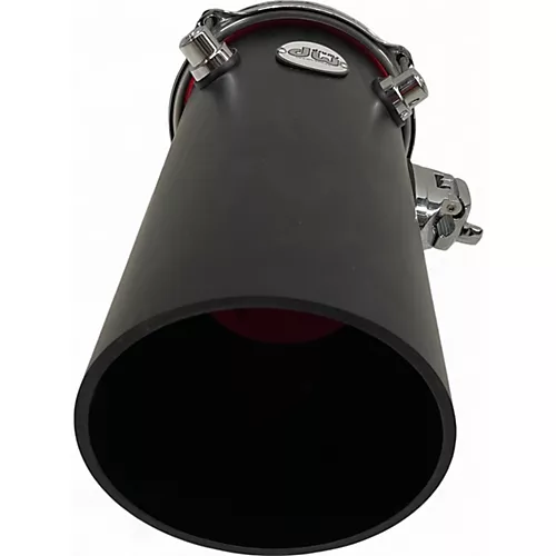 Used DW 6X12 DESIGN SERIES RATA TOM BLACK Drum BLACK 90 - musicians--Friend