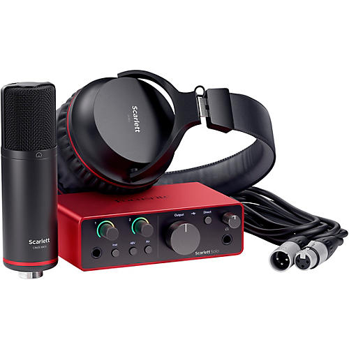 Focusrite Scarlett Solo Studio Pack Gen 4 - musicians--Friend