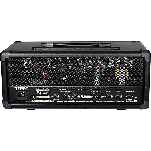 Open-Box Randall RD20H Diavlo 20W Tube Guitar Head Condition 1 - Mint Black - musicians--Friend