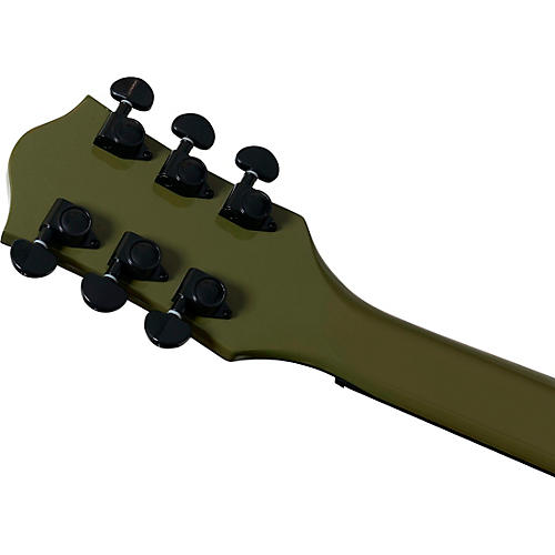 Gretsch Guitars Streamliner Cateye Center Block Black Hardware Limited-Edition Electric Guitar Olive Drab - musicians--Friend