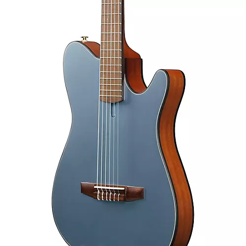 Ibanez FRH10N Nylon-String Acoustic-Electric Guitar Rose Gold Metallic Flat - musicians--Friend