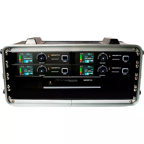 VocoPro BENCHMARK-QUAD-BP 4-Channel True Diversity Body Pack and Lavalier Microphone System - musicians--Friend