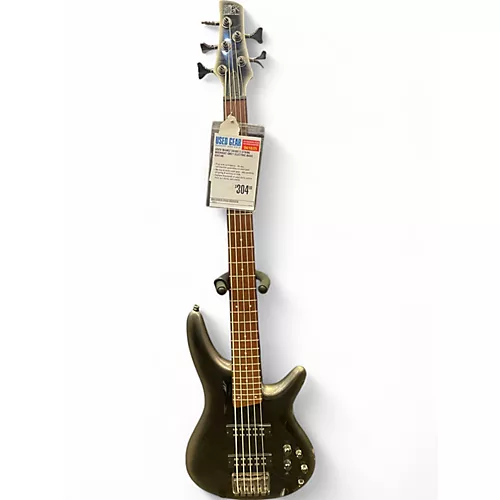 Used Ibanez SR305 5 String MIDNIGHT GREY Electric Bass Guitar MIDNIGHT GREY - musicians--Friend