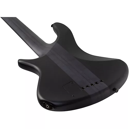 Schecter Guitar Research Stiletto-5 Stealth Pro Satin Black - musicians--Friend