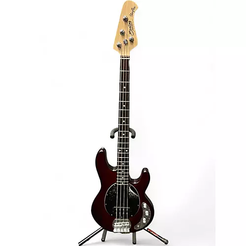 Used Sterling By Music Man Stingray Dark Red Electric Bass Guitar dark red - musicians--Friend