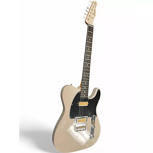 Used Fender GOLD FOIL TELECASTER TRANS WHITE Solid Body Electric Guitar TRANS WHITE - musicians--Friend