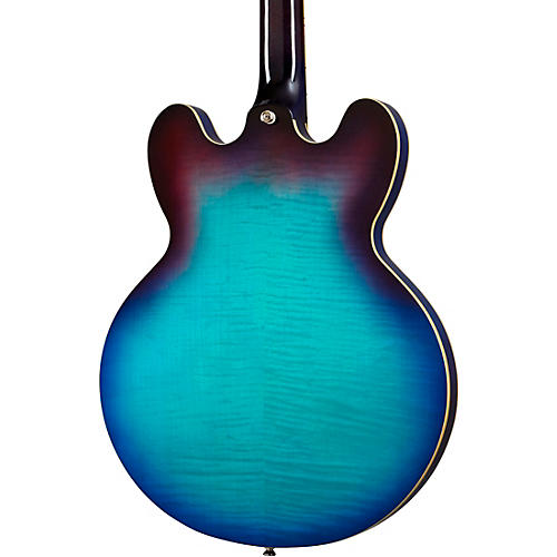 Epiphone ES-335 Figured Semi-Hollow Electric Guitar Blueberry Burst - musicians--Friend