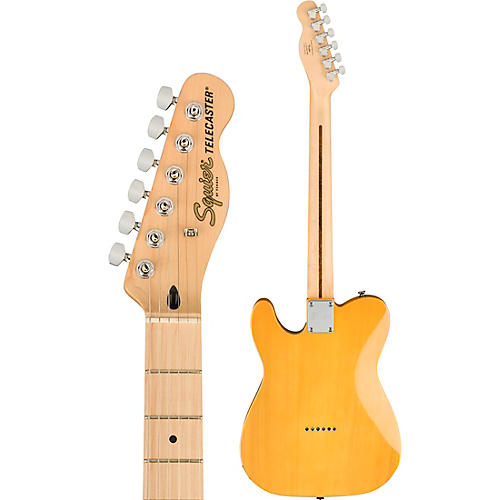 Squier Affinity Series Telecaster Maple Fingerboard Electric Guitar Butterscotch Blonde - musicians--Friend