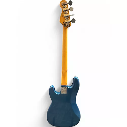 Used Fender Tony Franklin Signature Fretless Precision Bass Blue Electric Bass Guitar Blue - musicians--Friend