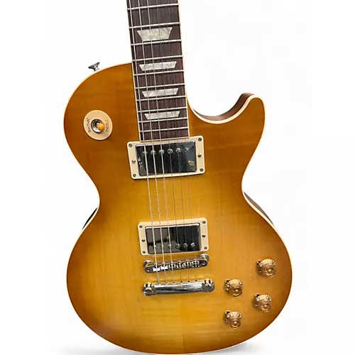 Used 2024 Gibson Les Paul Standard Faded '50s Neck Vintage Honey Burst Solid Body Electric Guitar Vintage Honey Burst - musicians--Friend