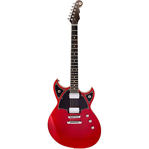 Reverend Reeves Gabrels Spacehawk HT Semi-Hollow Electric Guitar Metallic Red - musicians--Friend