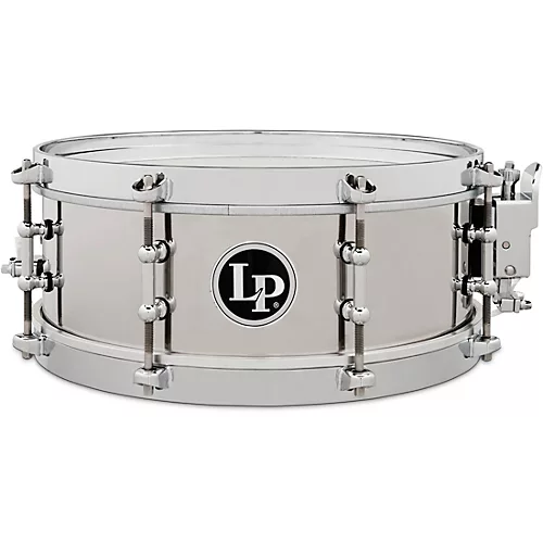 LP Stainless Steel Salsa Snare Drum 13 x 5.5 in. Stainless Steel - musicians--Friend