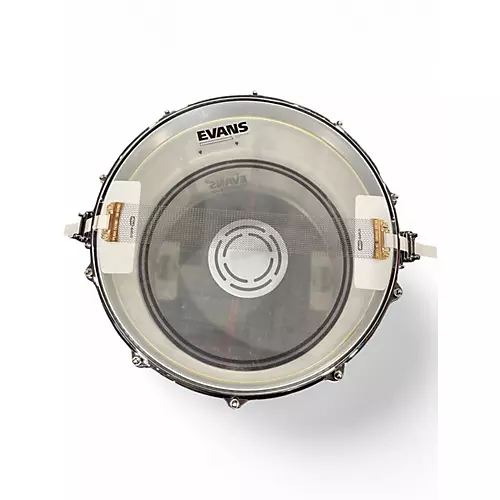 Used Pearl 6.5X14 Free Floating Snare Frosted White Drum Frosted White 15 - musicians--Friend