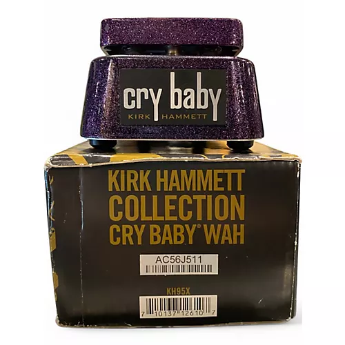Used Dunlop KH95X Kirk Hammett Signature Cry Baby Wah Effect Pedal - musicians--Friend