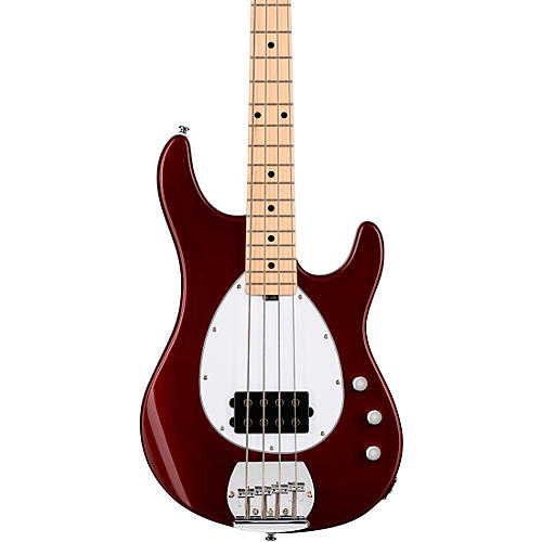 Sterling by Music Man SB4 4-String Electric Bass Guitar Candy Apple Red - musicians--Friend