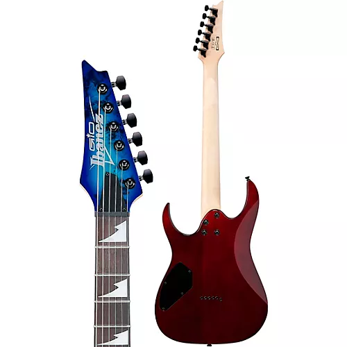 Ibanez GRGR221PA GRG Series 6-String Electric Guitar Aqua Burst - musicians--Friend